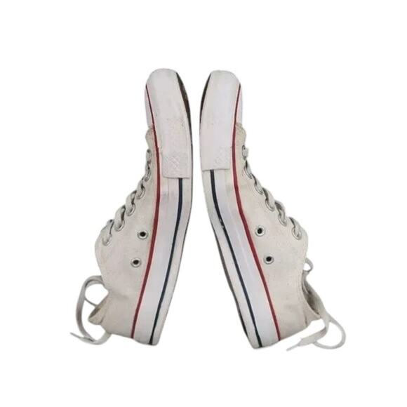 Converse Shoes Womens 7 Sneakers Chuck Taylor All Star Casual White Canvas Low - Picture 14 of 14
